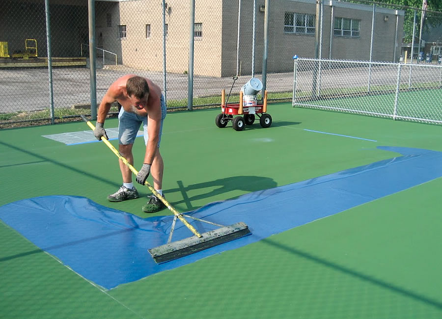 Court contstruction paint